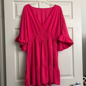 Pink party dress